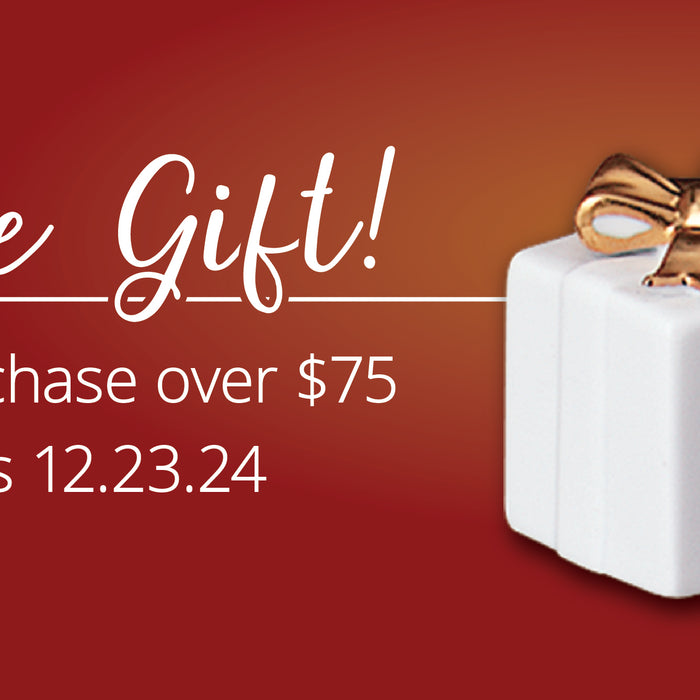 Free gift with purchase over $75