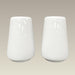 Tapered Salt and Pepper Shakers, 3"