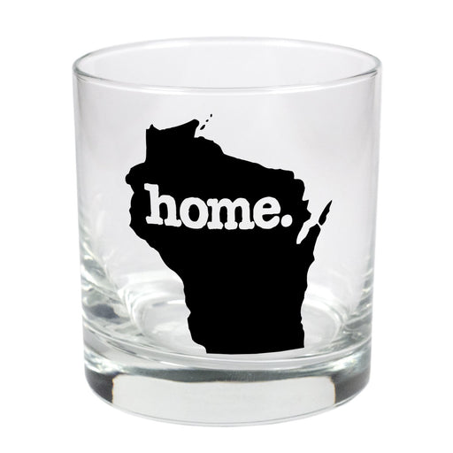 home. Rocks Glass 11 oz. - Wisconsin, Set of 12