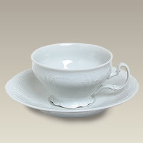 8 oz. Double Gold Banded Bernadotte Cup and Saucer