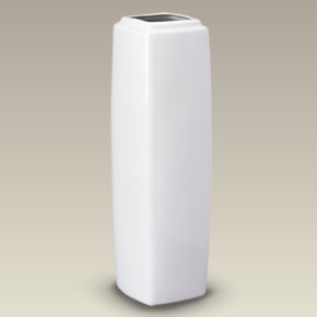 Tall Square Vase, 14.75", SELECTED SECONDS