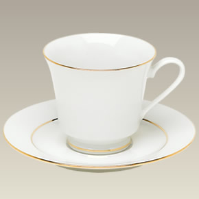 8 oz. Double Gold Banded Bernadotte Cup and Saucer
