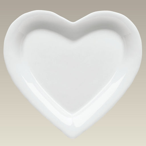 Heart Shape Plate, 7", SELECTED SECONDS