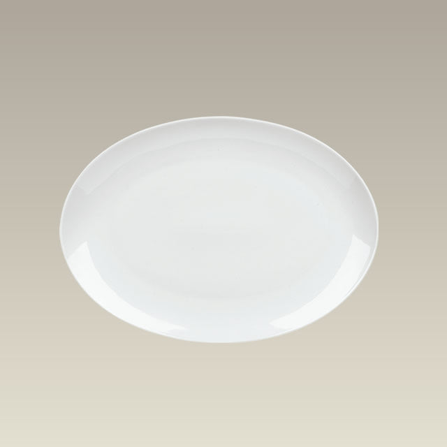 Coupe Shape Platter, 12 5/8" , SELECTED SECONDS